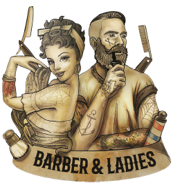 Barber перевод. Барбер леди. Девушка барбер арт. Девушка барбер рисунок. Леди барбер логотип.